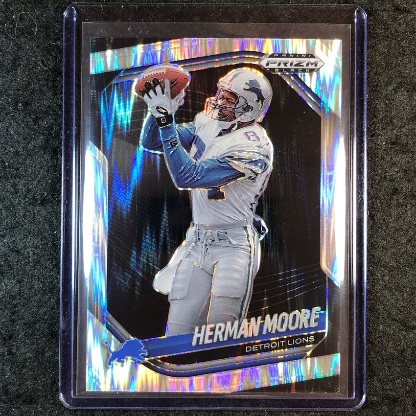 2025 Prizm Black Football HERMAN MOORE Base Skewed /249 #57