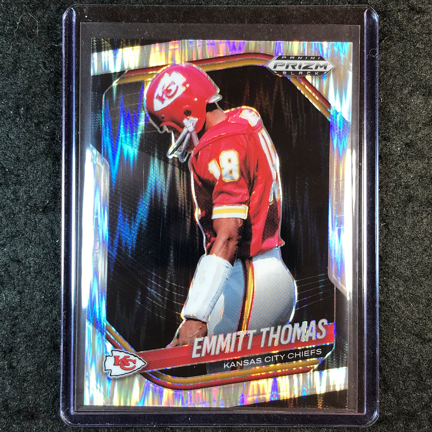 2025 Prizm Black Football EMMITT THOMAS Base Skewed /249 #74
