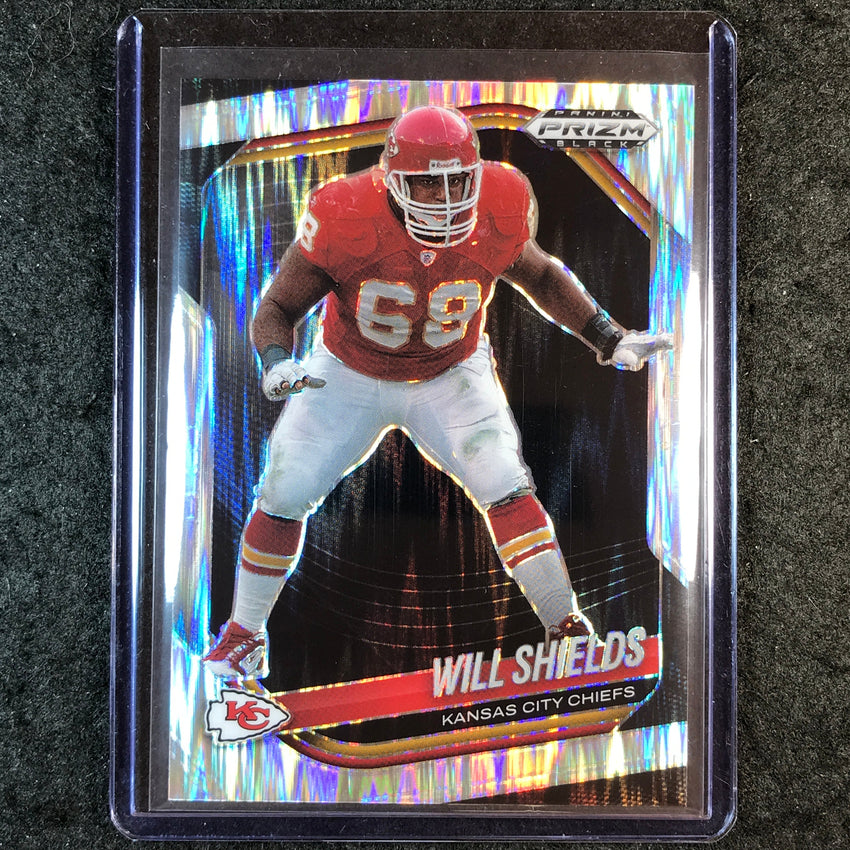 2025 Prizm Black Football WILL SHIELDS Base Skewed /249 #75