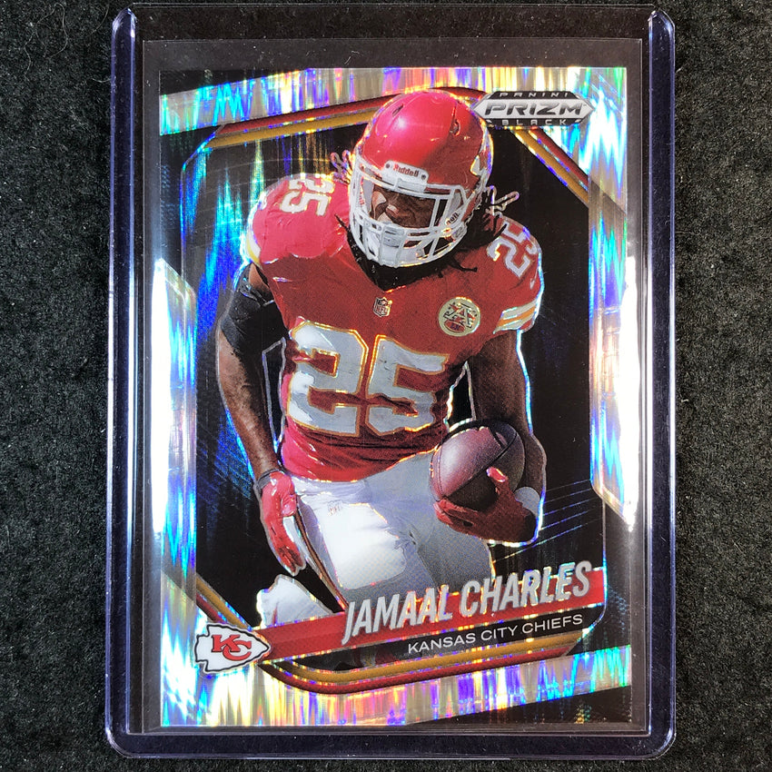 2025 Prizm Black Football JAMAAL CHARLES Base Skewed /249 #76