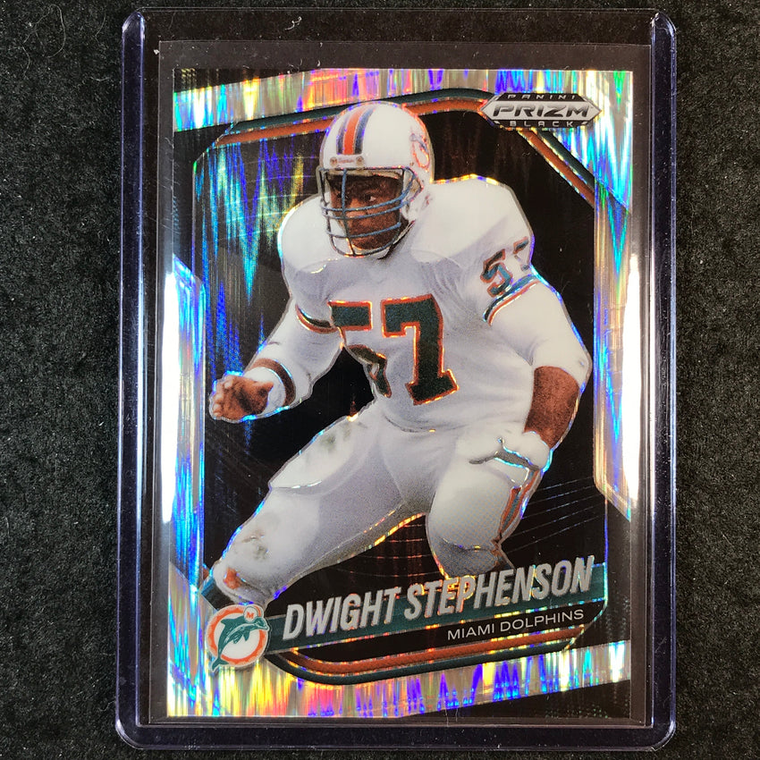 2025 Prizm Black Football DWIGHT STEPHENSON Base Skewed /249 #82