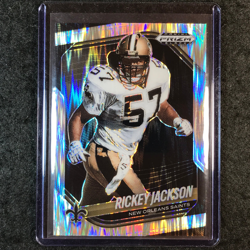 2025 Prizm Black Football RICKEY JACKSON Base Skewed /249 #95