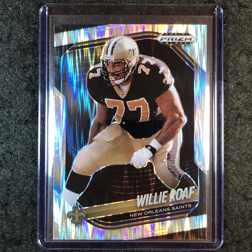 2025 Prizm Black Football WILLIE ROAF Base Skewed /249 #96