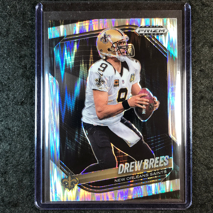 2025 Prizm Black Football DREW BREES Base Skewed /249 #98
