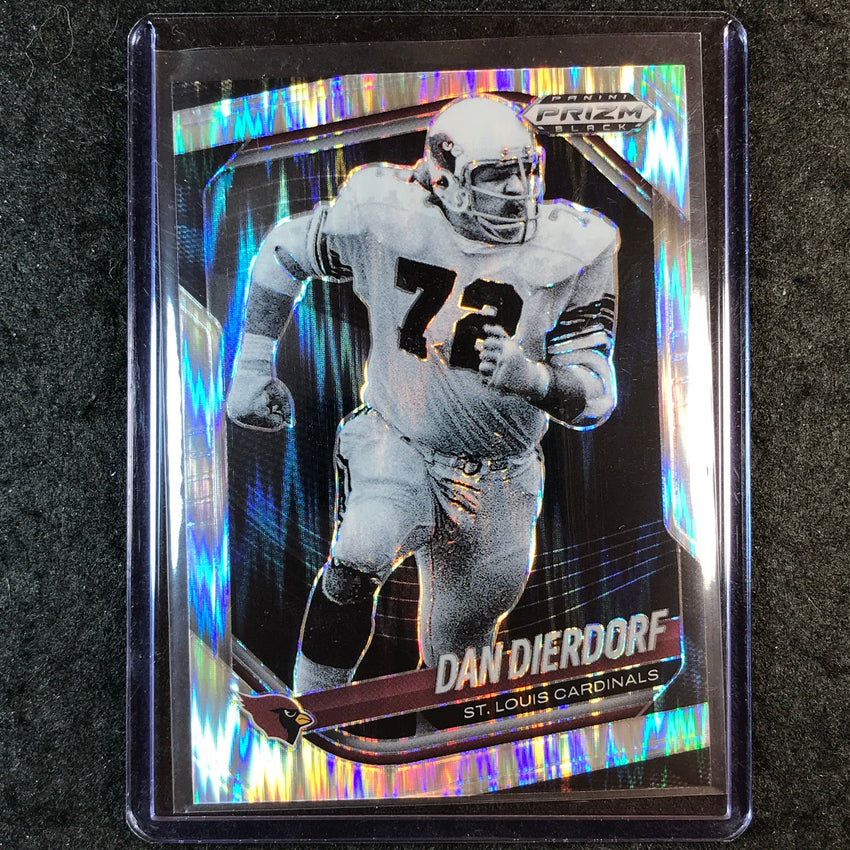 2025 Prizm Black Football DAN DIEDORF Base Skewed /249 #137