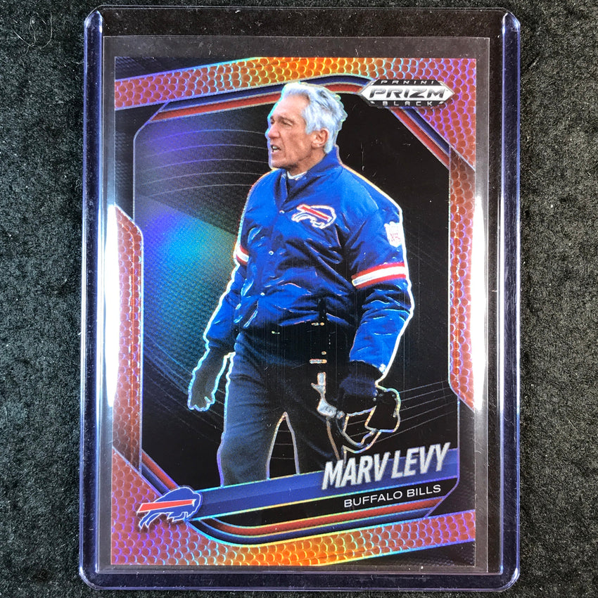 2025 Prizm Black Football MARV LEVY Base Football /225 #14