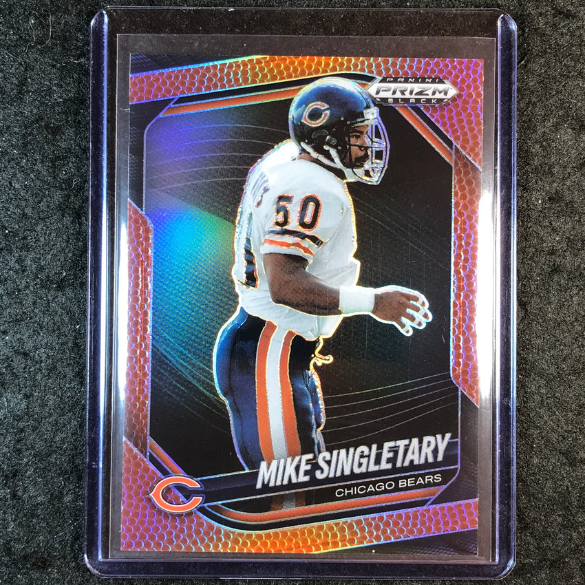 2025 Prizm Black Football MIKE SINGLETARY Base Football /225 #23