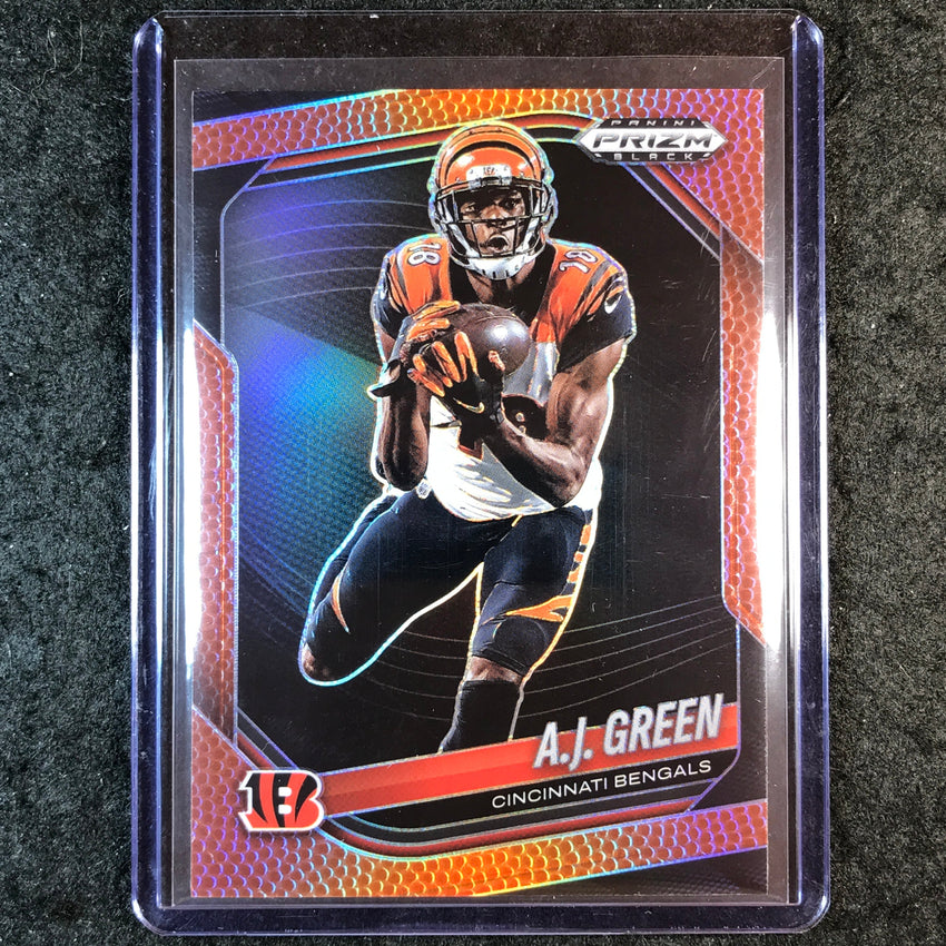 2025 Prizm Black Football A.J. GREEN Base Football /225 #26