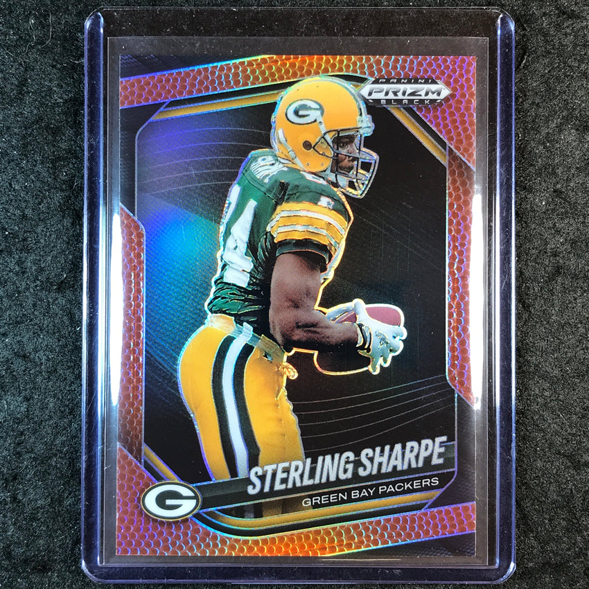 2025 Prizm Black Football STERLING SHARPE Base Football /225 #63