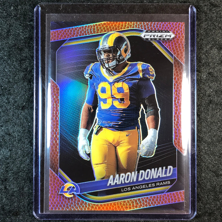 2025 Prizm Black Football AARON DONALD Base Football /225 #78
