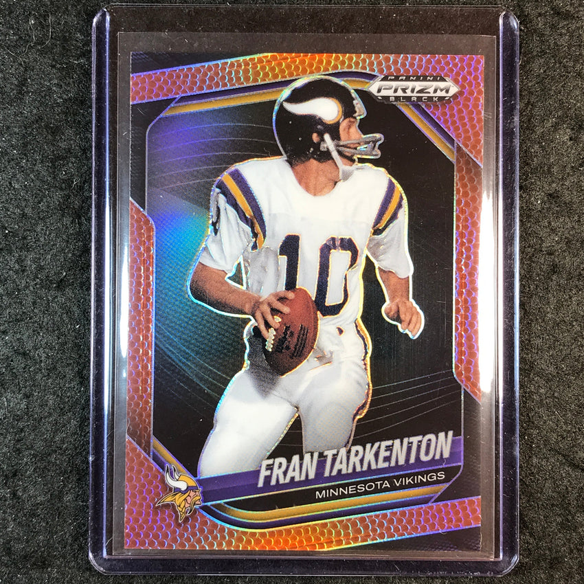2025 Prizm Black Football FRAN TARKENTON Base Football /225 #87