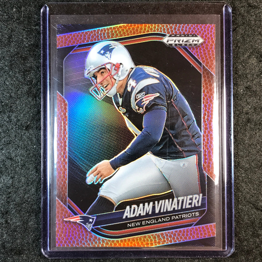 2025 Prizm Black Football ADAM VINATIERI Base Football /225 #94