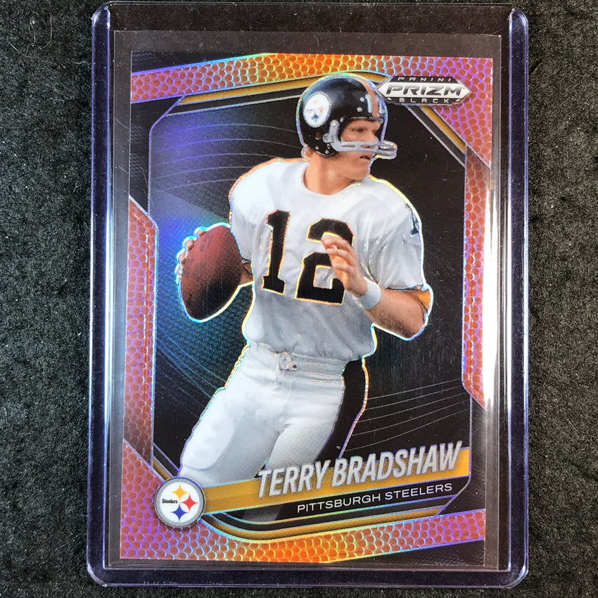 2025 Prizm Black Football TERRY BRADSHAW Base Football /225 #123