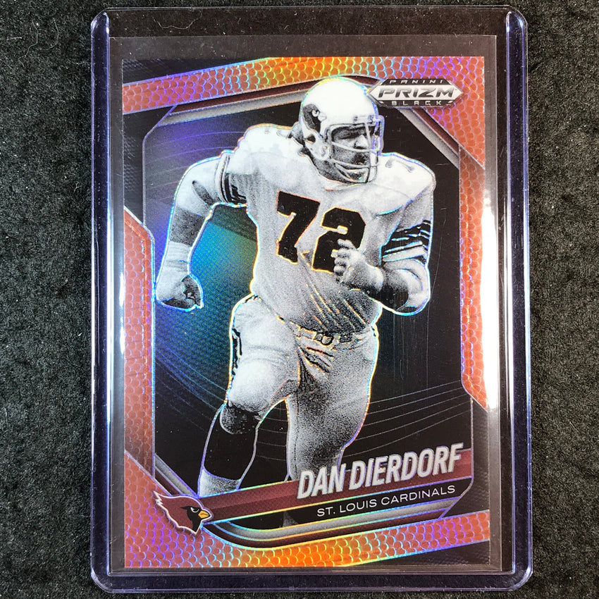 2025 Prizm Black Football DAN DIERDORF Base Football /225 #137