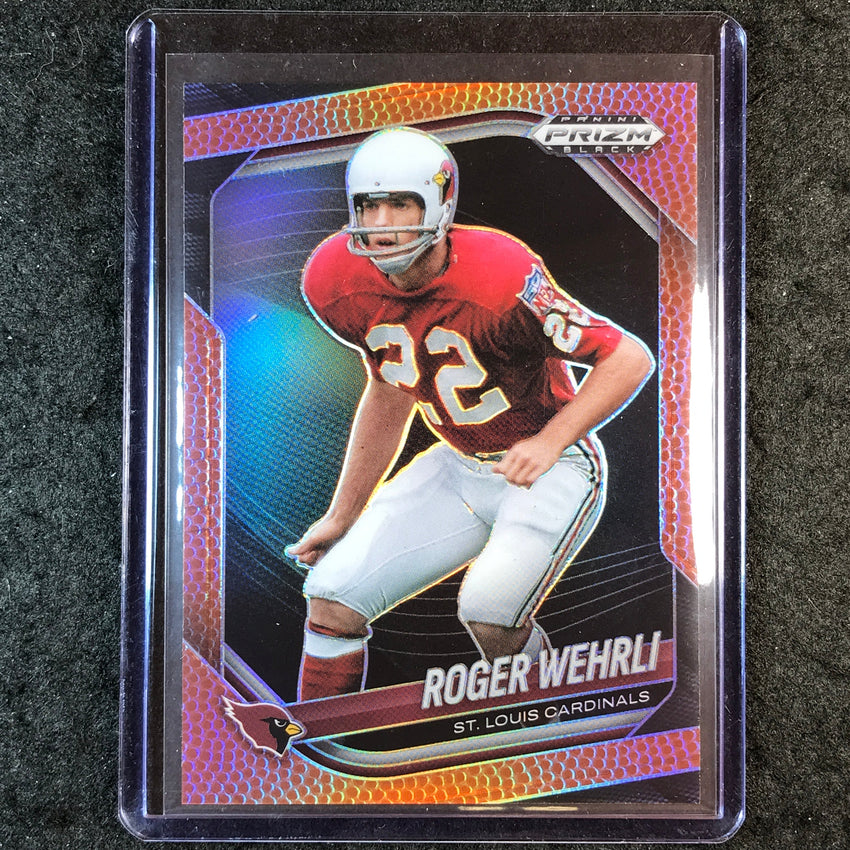 2025 Prizm Black Football ROGER WEHRLI Base Football /225 #138