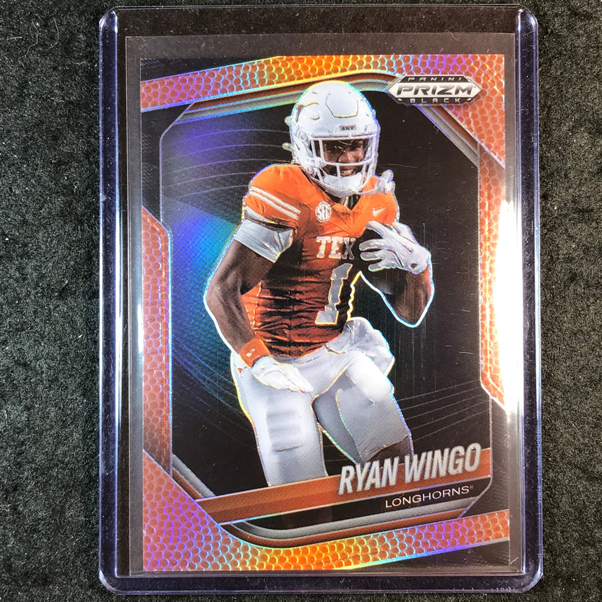 2025 Prizm Black Football RYAN WINGO Prospect Football /225 #176