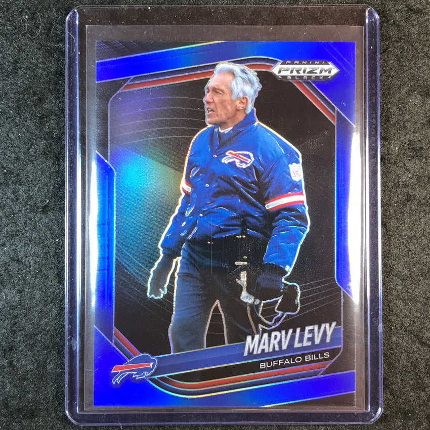 2025 Prizm Black Football MARV LEVY Base Blue 192/199 #14