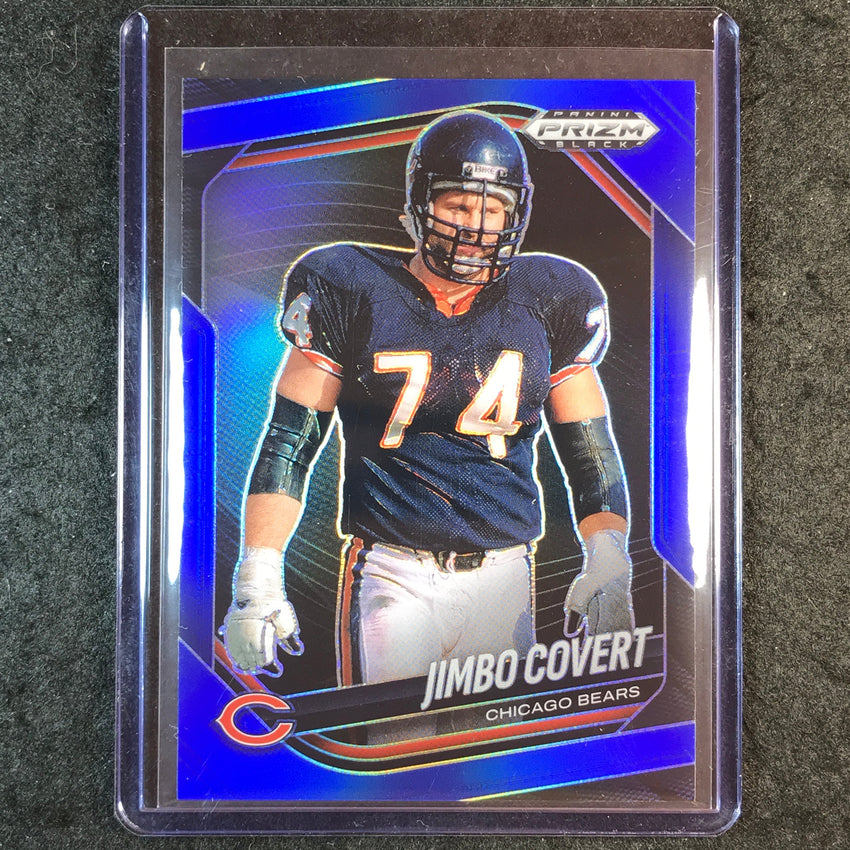 2025 Prizm Black Football JIMBO COVERT Base Blue 165/199 #22