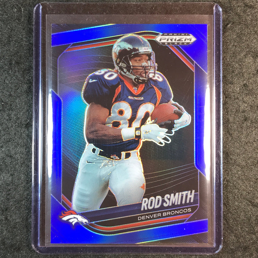2025 Prizm Black Football ROD SMITH Base Blue 104/199 #53