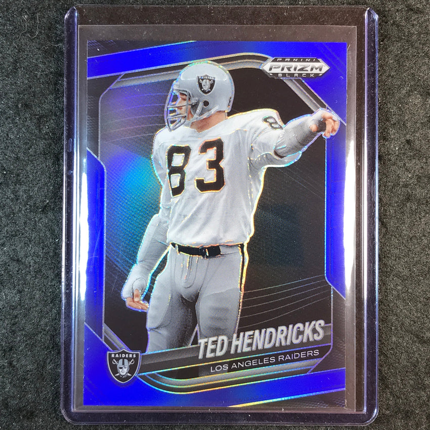 2025 Prizm Black Football TED HENDRICKS Base Blue 62/199 #113