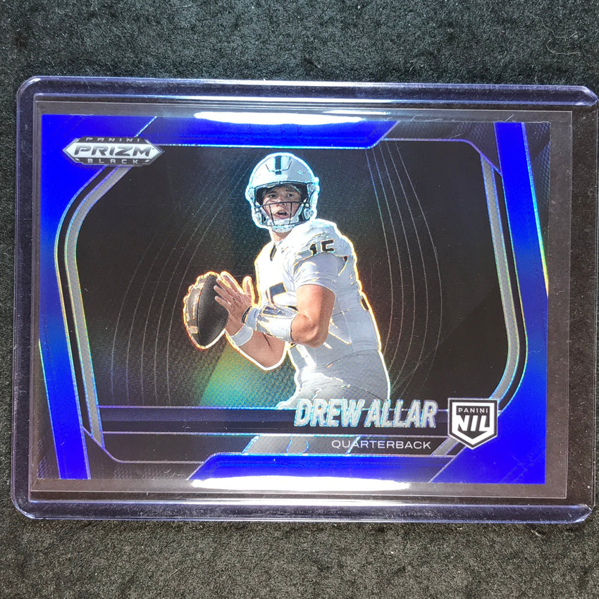 2025 Prizm Black Football DREW ALLAR NIL Prospect Extended Blue 75/199 #195
