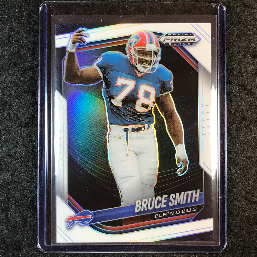 2025 Prizm Black Football BRUCE SMITH Base White 113/175 #11