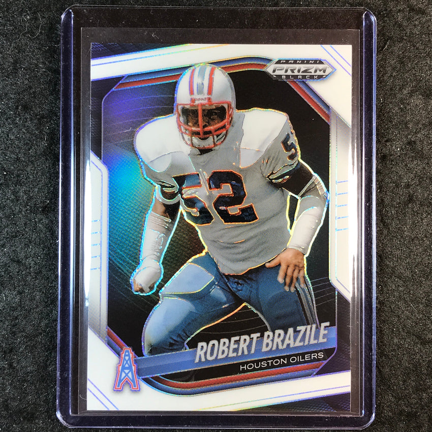 2025 Prizm Black Football ROBERT BRAZILE Base White 59/175 #64