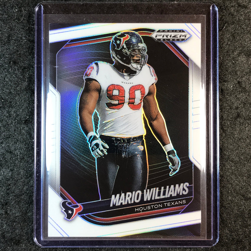 2025 Prizm Black Football MARIO WILLIAMS Base White 151/175 #68