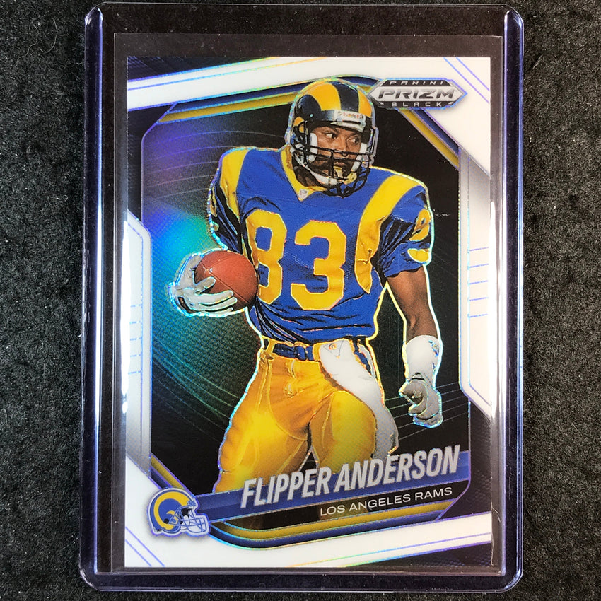 2025 Prizm Black Football FLIPPER ANDERSON Base White 140/175 #79