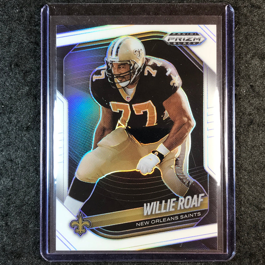 2025 Prizm Black Football WILLIE ROAF Base White 153/175 #96