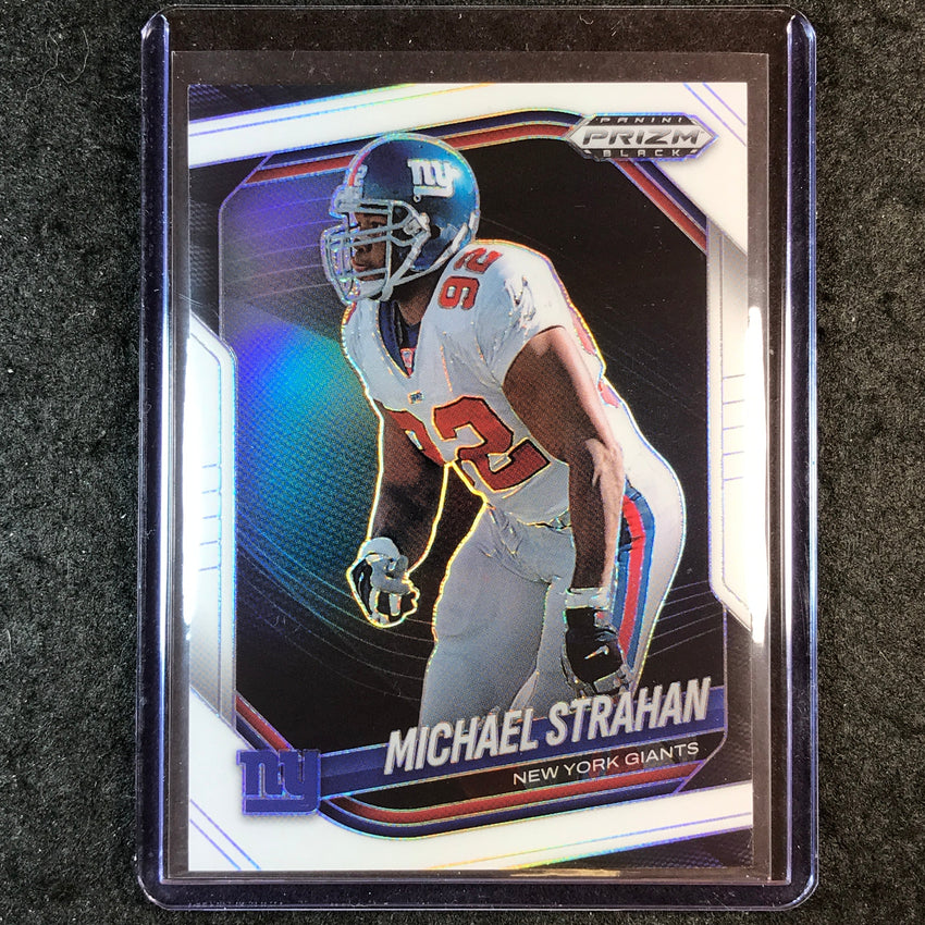 2025 Prizm Black Football MICHAEL STRAHAN Base White 40/175 #101