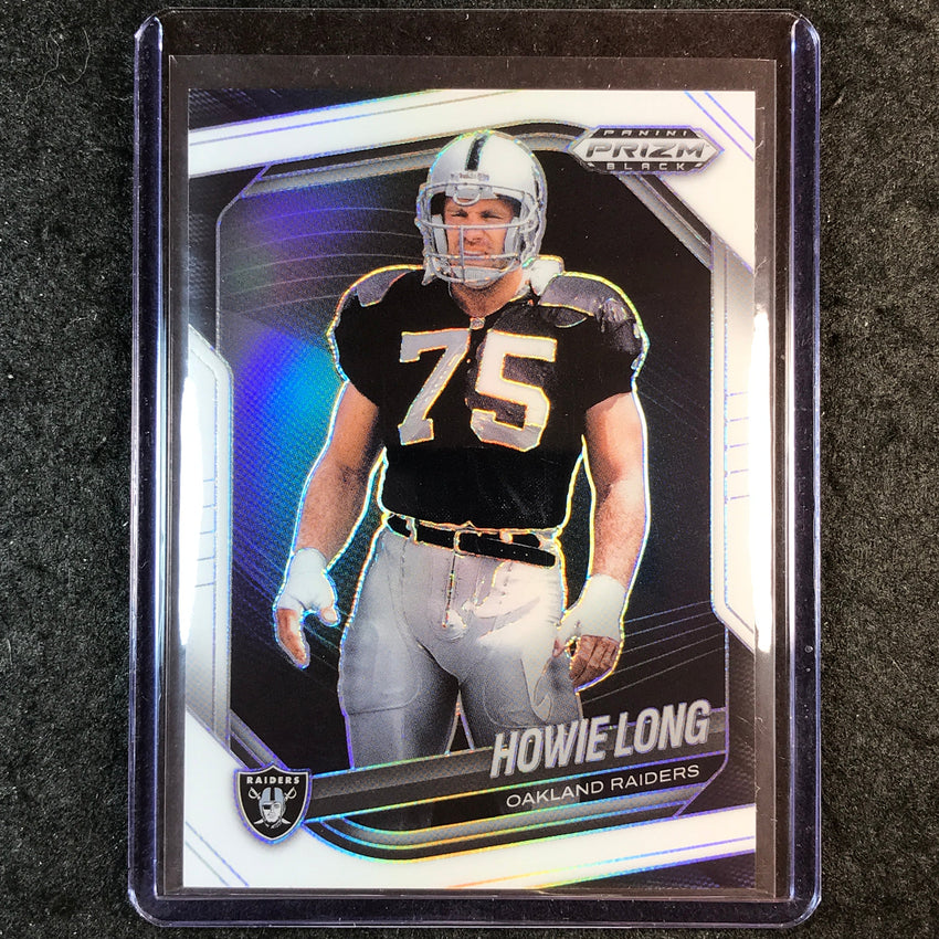 2025 Prizm Black Football HOWIE LONG Base White 126/175 #110