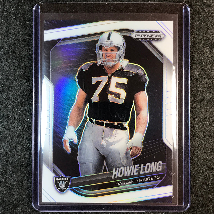 2025 Prizm Black Football HOWIE LONG Base White 127/175 #110