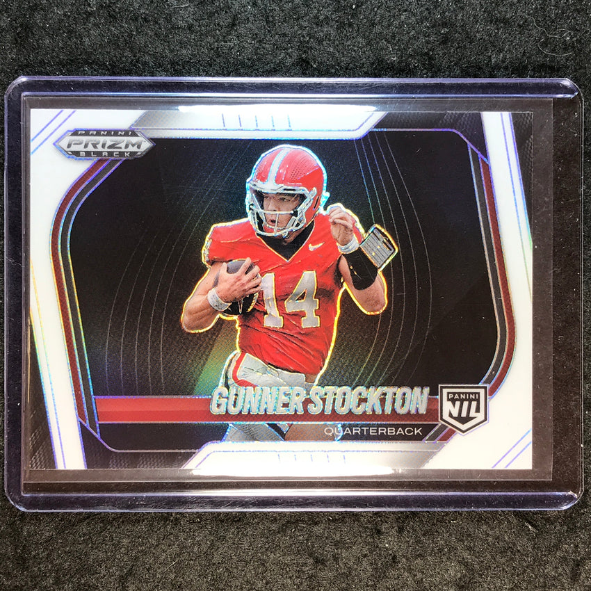 2025 Prizm Black Football GUNNER STOCKTON Prospect Extended White 42/175 #198
