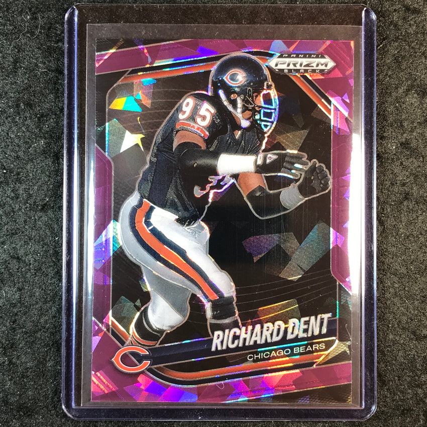 2025 Prizm Black Football RICHARD DENT Base Purple Ice 136/149 #24
