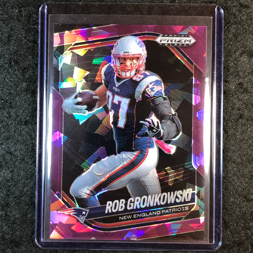 2025 Prizm Black Football ROB GRONKOWSKI Base Purple Ice 93/149 #52