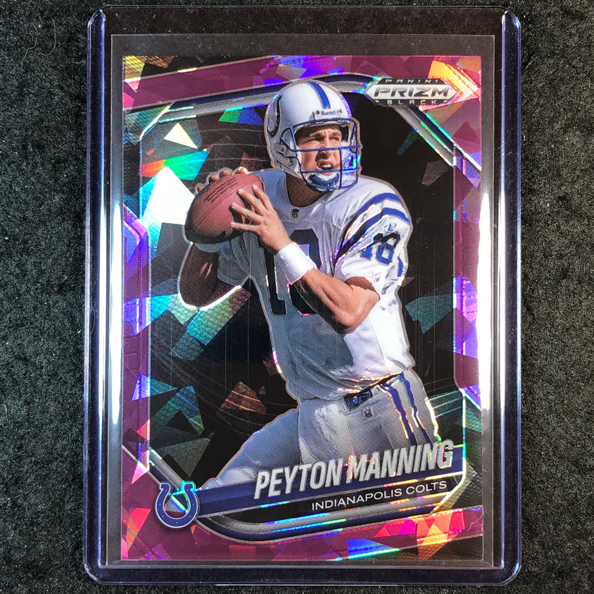 2025 Prizm Black Football PEYTON MANNING Base Purple Ice 54/149 #71