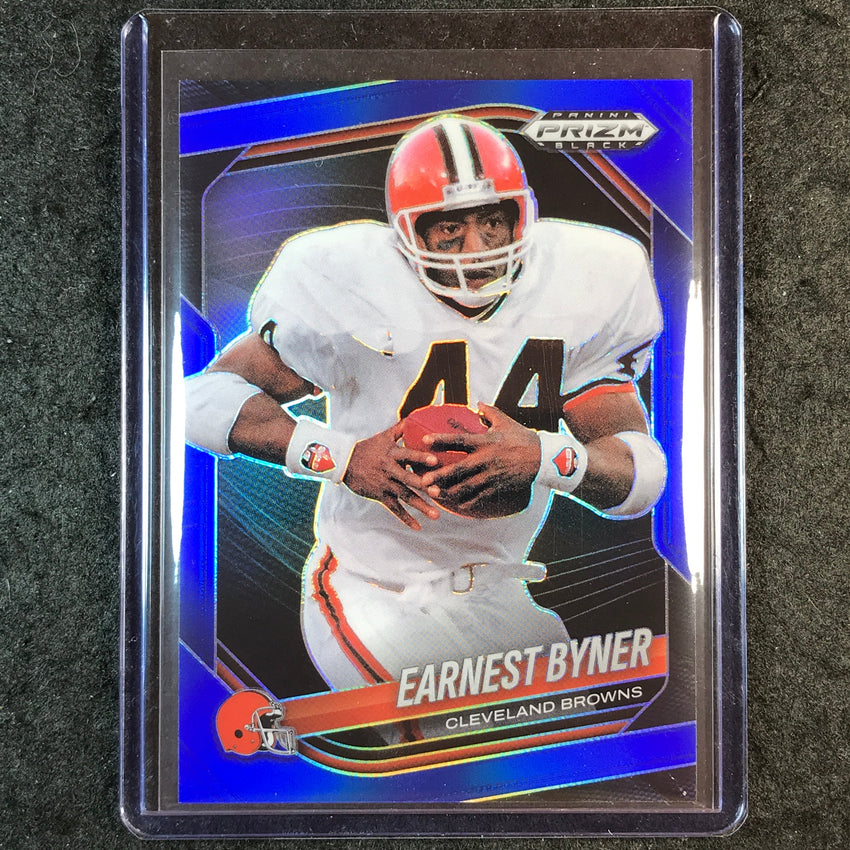 2025 Prizm Black Football EARNEST BYNER Base Blue 194/199 #32