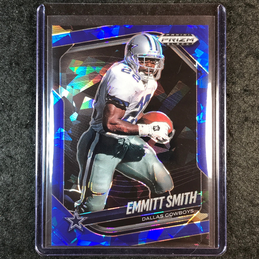 2025 Prizm Black Football EMMITT SMITH Base Blue Ice 90/125 #40