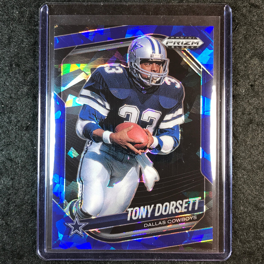 2025 Prizm Black Football TONY DORSETT Base Blue Ice 4/125 #44