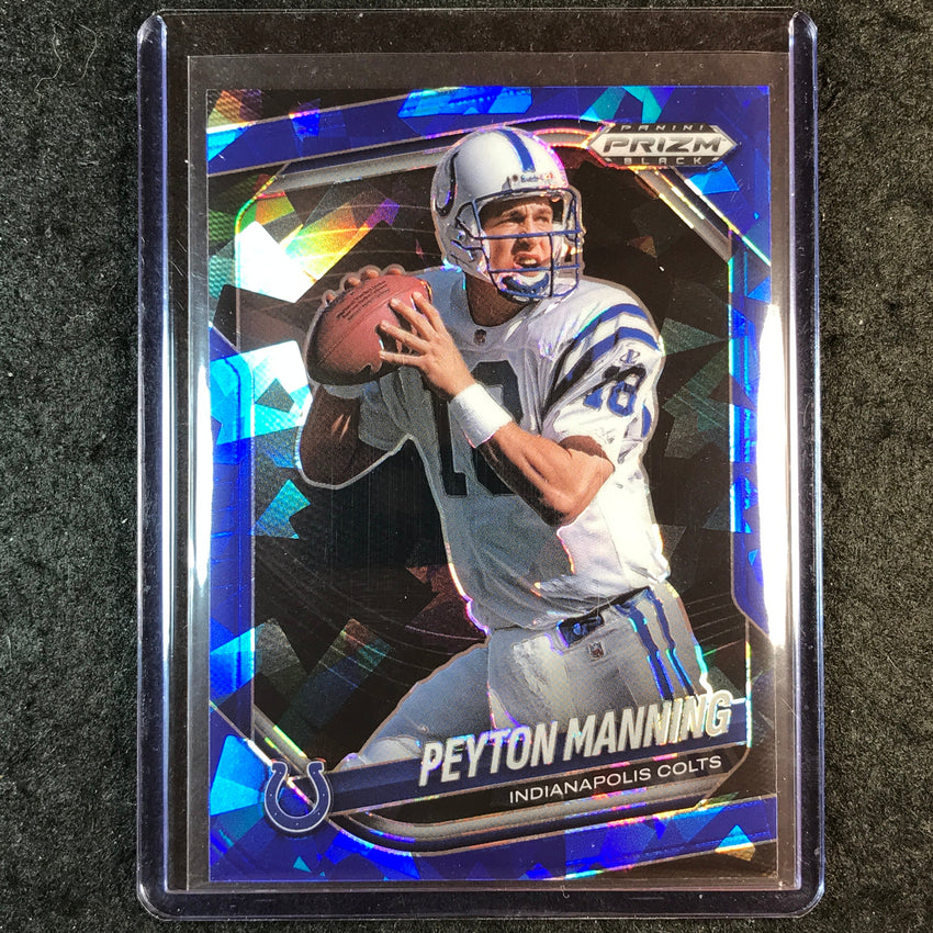 2025 Prizm Black Football PEYTON MANNING Base Blue Ice 94/125 #71