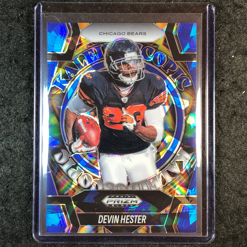 2025 Prizm Black Football DEVIN HESTER Kaleidoscopic Blue Ice 105/125 #3