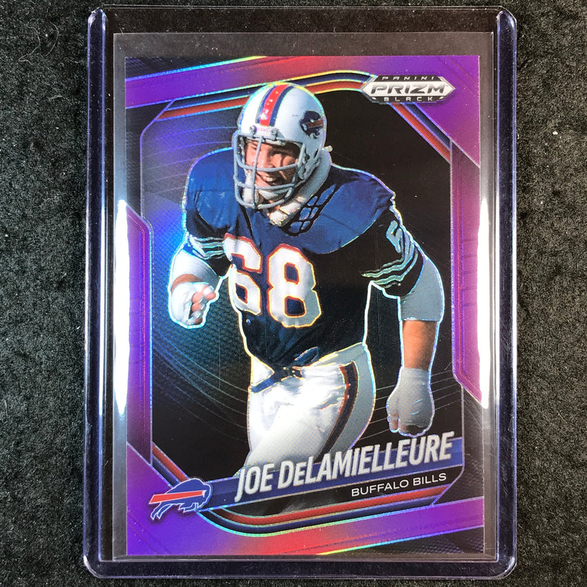 2025 Prizm Black Football JOE DELAMIELLEURE Base Purple 15/99 #13