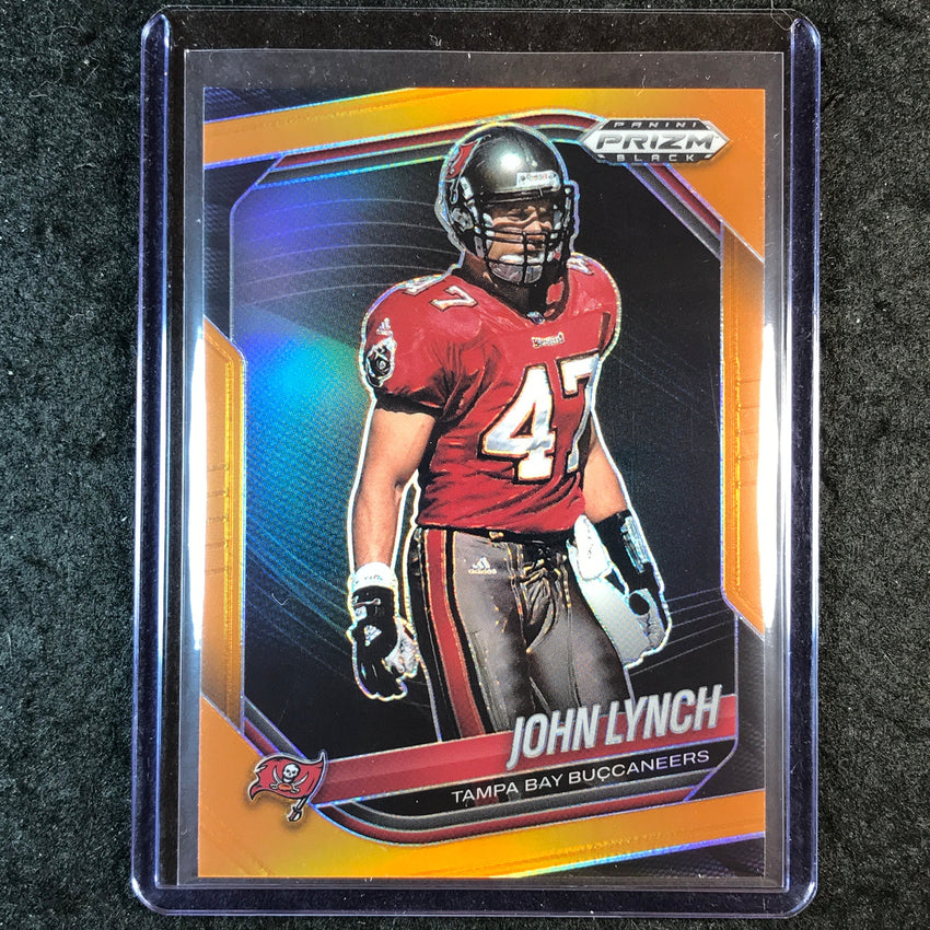 2025 Prizm Black Football JOHN LYNCH Base Orange 33/49 #142