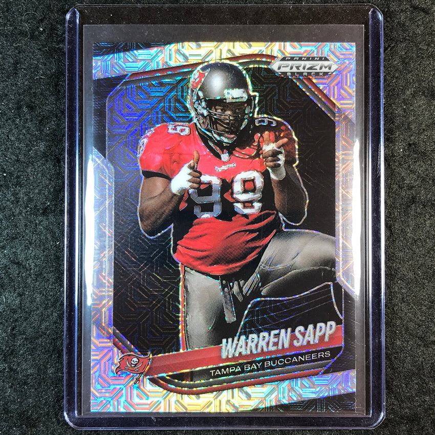 2025 Prizm Black Football WARREN SAPP Base Mojo 13/25 #144
