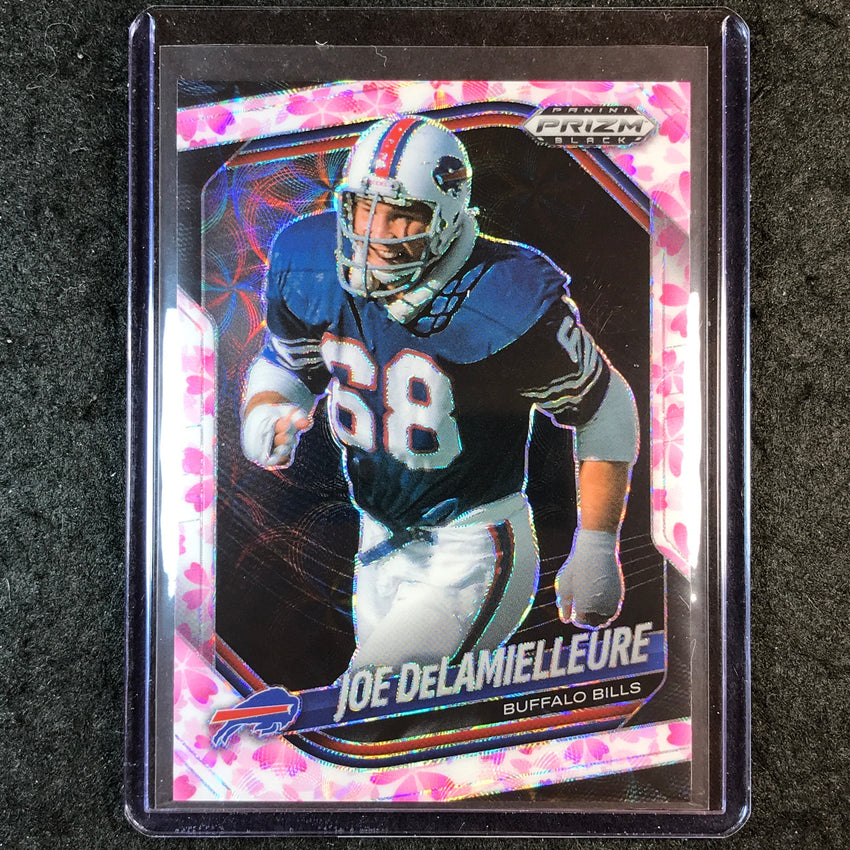 2025 Prizm Black Football JOE DELAMIELLEURE Base Cherry Blossom 17/20 #13