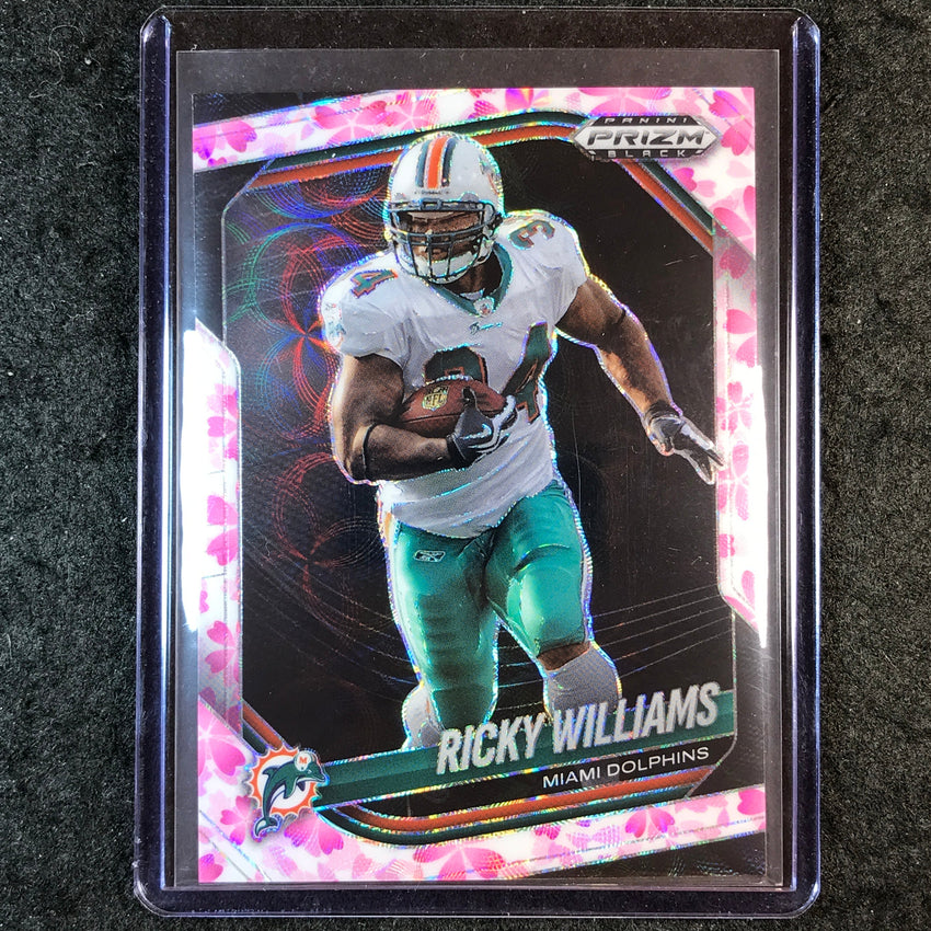 2025 Prizm Black Football RICKY WILLIAMS Base Cherry Blossom 15/20 #84
