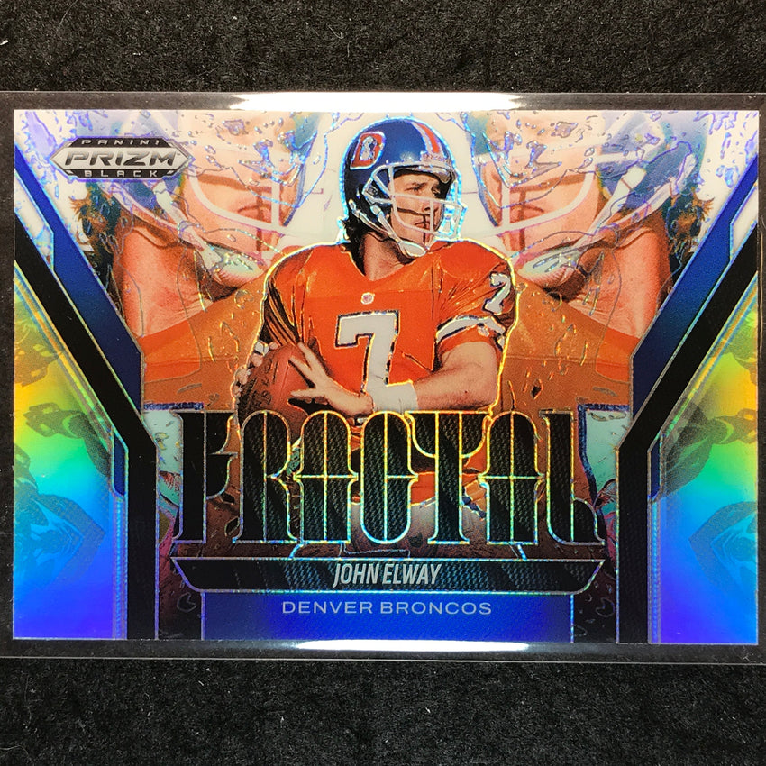 2025 Prizm Black Football JOHN ELWAY Fractal Silver #6