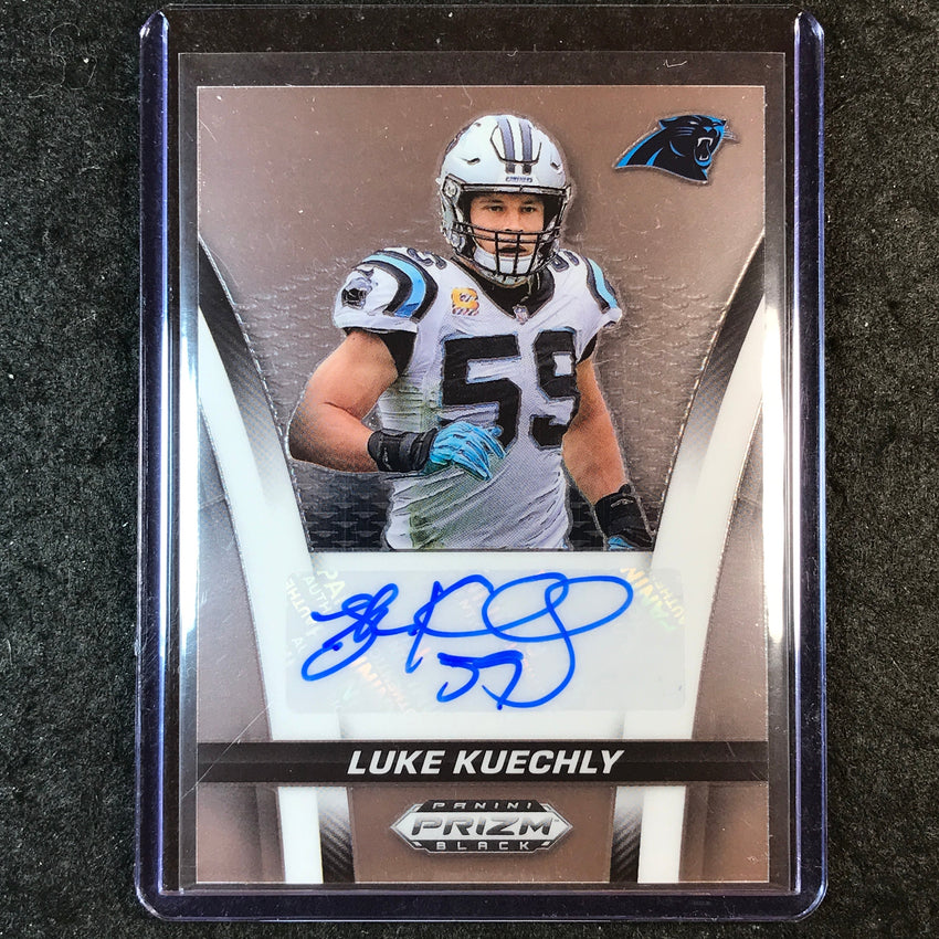 2025 Prizm Black Football LUKE KUECHLY Flashback Signatures Auto Base #LKY