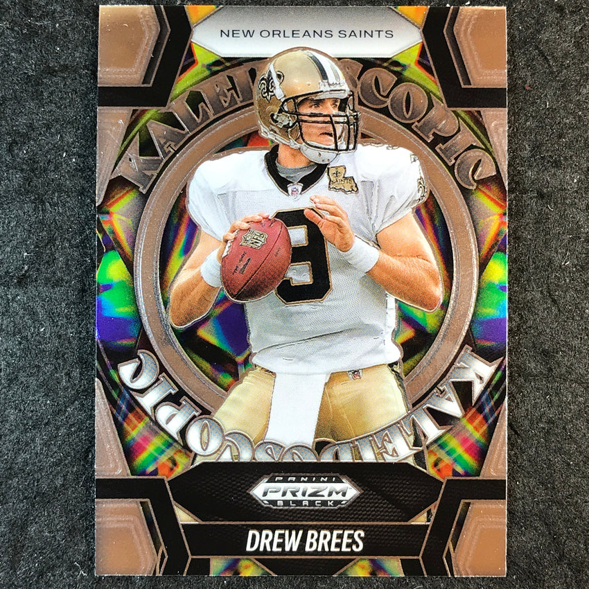 2025 Prizm Black Football DREW BREES Kaleidoscopic Base #4